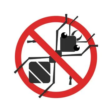 No ants sign Stock Illustration