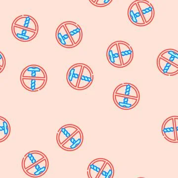No assembly required vector seamless pattern Stock Illustration