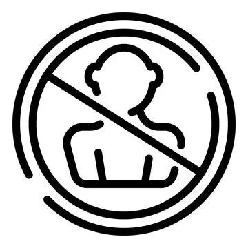 No avatar icon outline vector. Web computer 스톡 일러스트