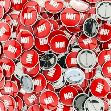 No badges Illustrazione stock