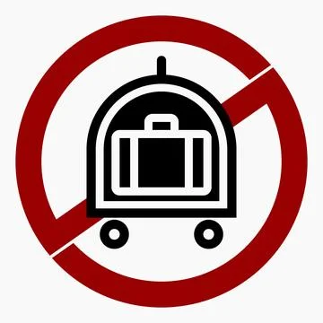 No baggage. Stock Illustration