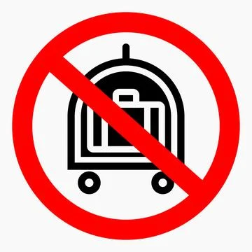 No baggage. Stock Illustration