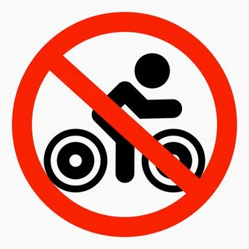 No bike. Stock Illustration