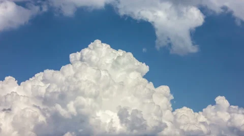 NO BIRDS! 4K &amp; HD options; CLOUDS - MADE OF 14 bit RAW OUTPUT! Stock Footage 32170277