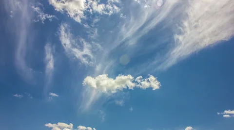 NO BIRDS! 4K &amp; HD options; CLOUDS - MADE OF 14 bit RAW OUTPUT! Stock Footage 32187890