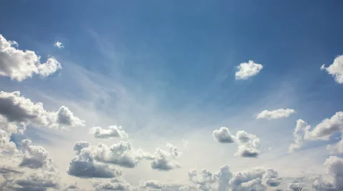 NO BIRDS! 4K &amp; HD options; CLOUDS - MADE OF 14 bit RAW OUTPUT! Stock Footage 32198327