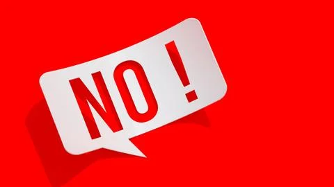 No bubble Stock Illustration