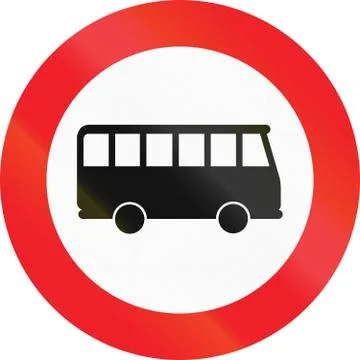 No Busses in Austria Stock Illustration