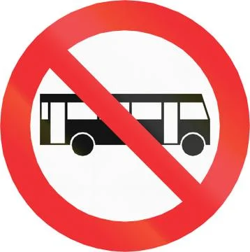 No Busses in Chile Stock-Illustration