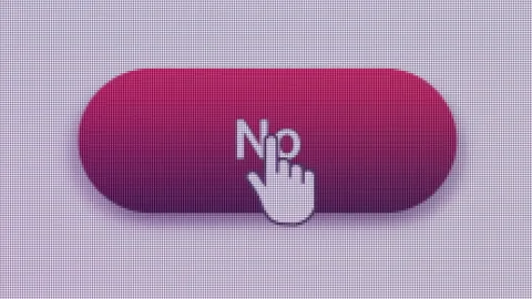 No Button Click Extreme Close Up Front View Vidéo 145055991