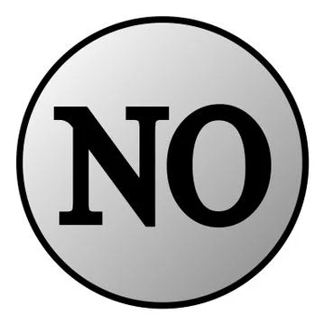 No button Stock Illustration
