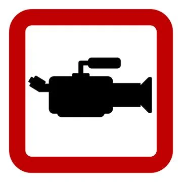 No camera sign. Stock Illustration