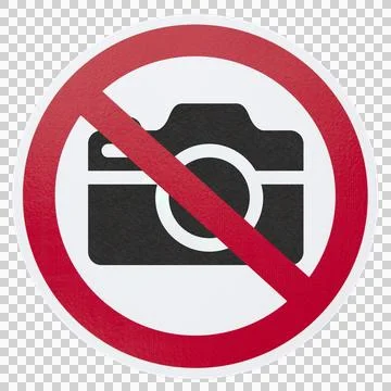 No camera sign Stock Illustration
