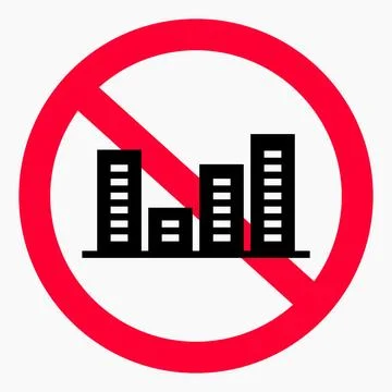 No city icon. Stock Illustration