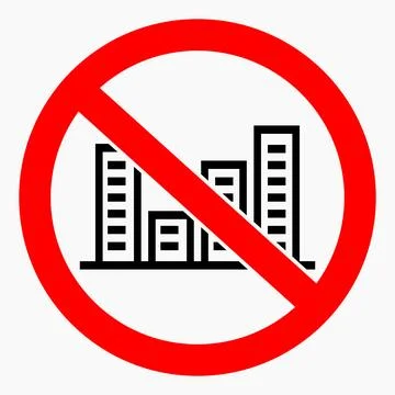 No city icon. Stock Illustration