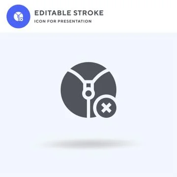 No Clothes icon vector, filled flat sign, solid pictogram isolated on white Stock Illustration