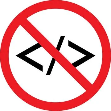 No code automation sign. イラスト素材