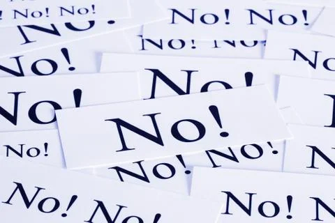 No concept Stock Photos