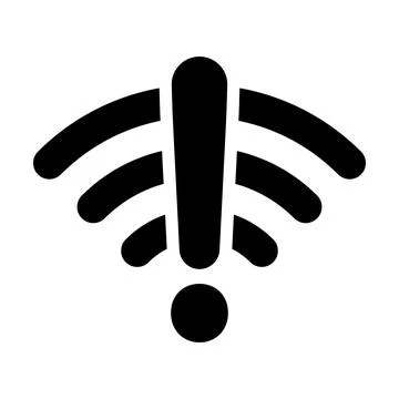 No connection icon vector. No network symbol. No Wifi sign Paid internet for Stockillustratie