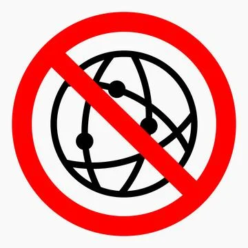 No connection. Illustrazione stock