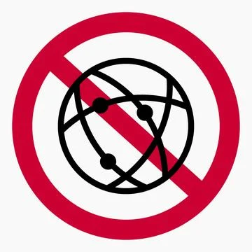 No connection. Illustrazione stock