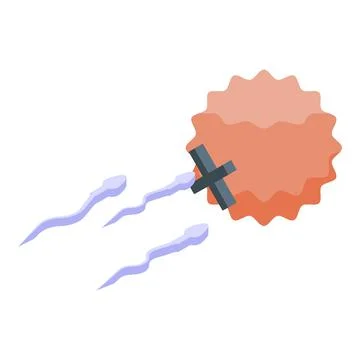 No contraception icon isometric vector. Birth control Stock Illustration