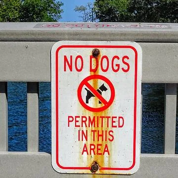 No dogs sign Stock Photos