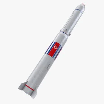 No dong A North Korean Missile 3D Model 3D Model