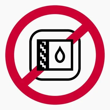 No drop icon. Stock Illustration