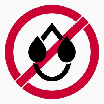 No drop icon. Stock Illustration