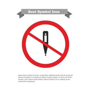 No electronic thermometer icon 스톡 일러스트