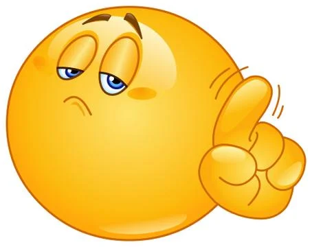 No emoticon Stock Illustration