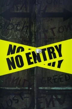 No entry Stock Illustration