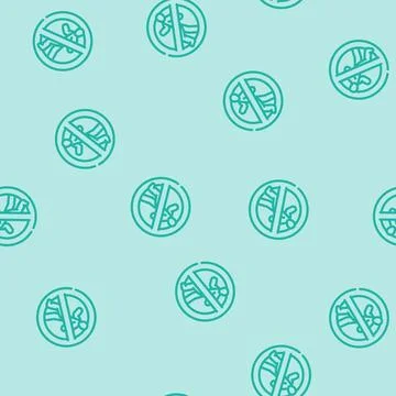 No entry information line vector seamless pattern 스톡 일러스트