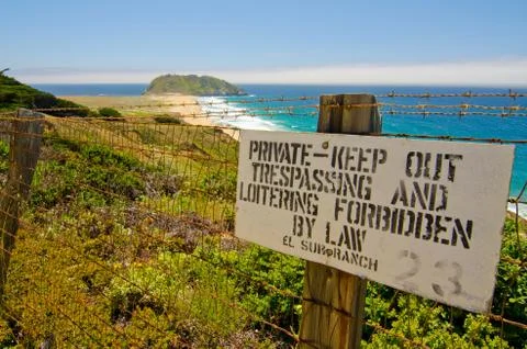 No entry to paradise Stock Photos