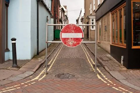 No entry Stock Photos