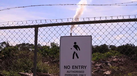 No Entry pollution 库存影片 39566824