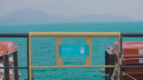 No Entry Sign Stock Footage 134575560