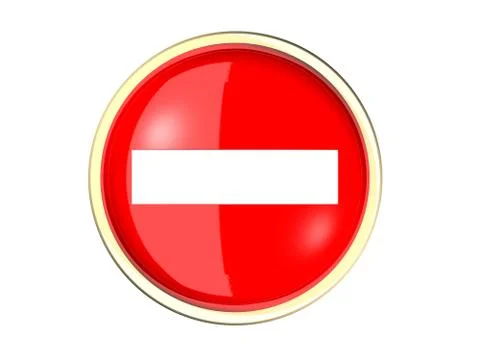 No entry sign Illustrazione stock