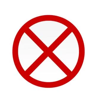 No entry sign Stock Illustration