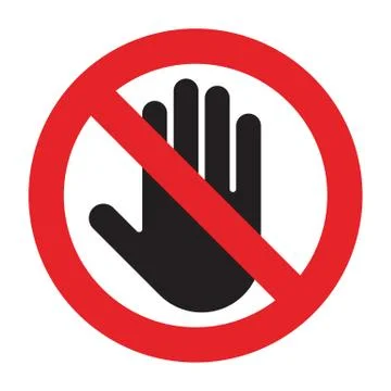 No entry sign Stock Illustration