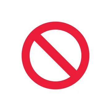 No entry sign Stock Illustration