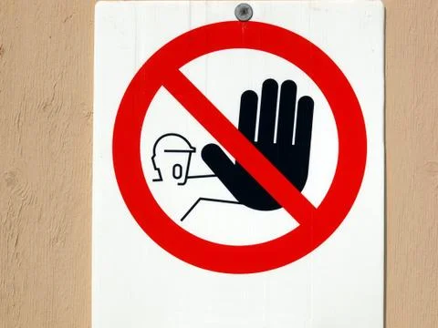 No entry sign Stock Photos