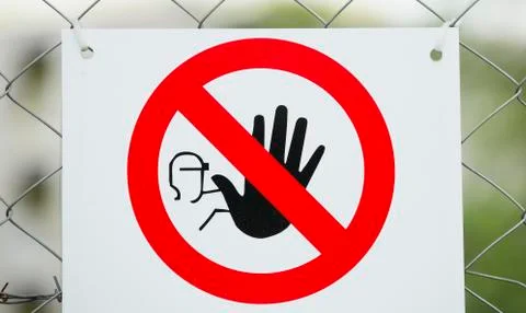No Entry Sign Foto stock