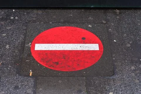 No entry sign Stock Photos