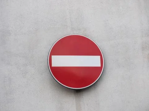 No entry sign Stock Photos