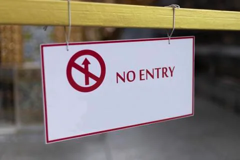No Entry Sign Stock Photos