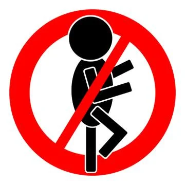 No entry symbol  isolated on white background. Vector illustration Stock Illustration