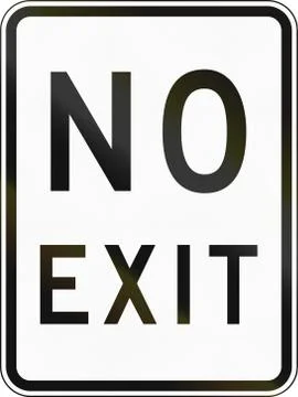 No Exit In Australia Stock Illustration
