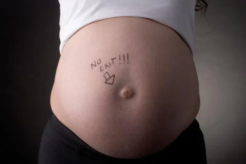 No exit belly Foto stock